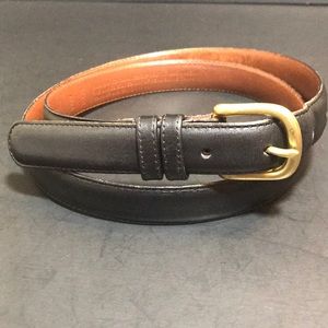 Men's coach skinny black belt 6500 38 95cm